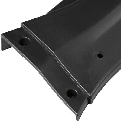 2015-2018 Ford Focus Matte Black Polypropylene 3Pcs Bumper Lip Spoiler