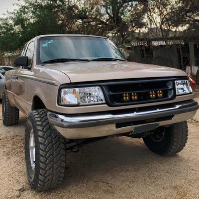 1993-1997 Ford Ranger Factory V2 Headlights Corner Signal Lights Chrome