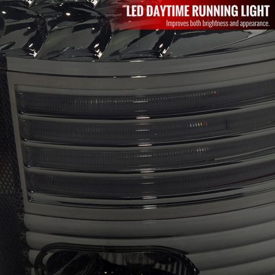 2002-2006 Dodge RAM V2 LED Tail Lights Chrome Housing/Smoke Lens