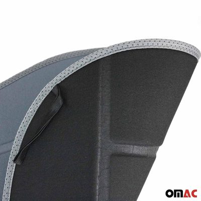Alfa Romeo Car Seat Protector Cushion Cover Mat Pad Gray Gray 2 Pcs