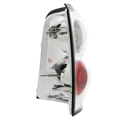 2002-2005 Ford Explorer Tail Lights Chrome Housing/Clear Lens