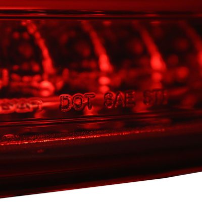 2015-2017 VW Golf/GTI LED Tail Lights Chrome Housing/Red Lens