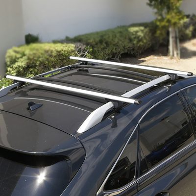 Universal Aluminum Roof Rack Cross Bars w/ 4x Adjustable Clamps