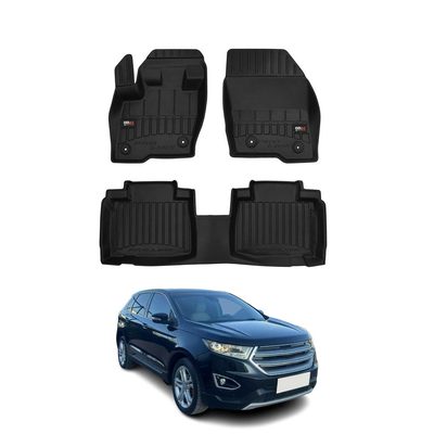 2015-2024 Ford Edge Premium Floor Mats Liners Full Set All Weather Heavy Duty