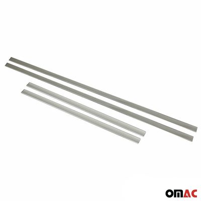 2011-2018 Volvo S60 Side Door Molding Trim Skirt Garnish Stainless Steel Silver 4 Pcs