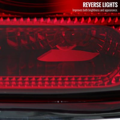2011-2015 Mini Cooper Base S Hatchback/Convertible LED Tail Lights Chrome/Red