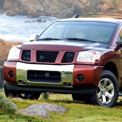 2004-2015 Nissan Titan/ 2005-2007 Armada Bumper Fog Lights Chrome/Smoke Lens