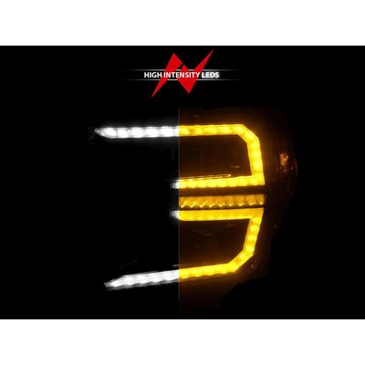Anzo Black Sequential Signal DRL Projector Headlights 111600