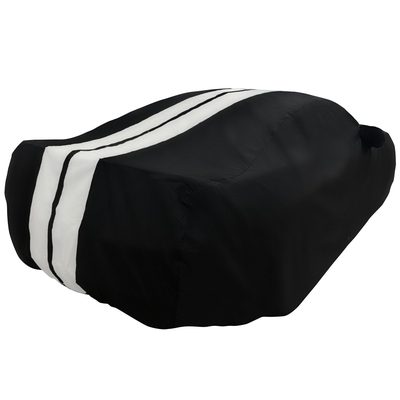 Ford Mustang Ultraguard Plus Car Cover - 300D Indoor/Outdoor Protection - Black with Gray Stripes