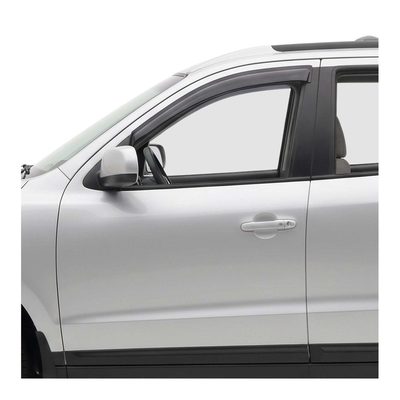 2007-2012 Hyundai Santa Fe Window Visor Vent Rain Deflector 2Pcs Smoke