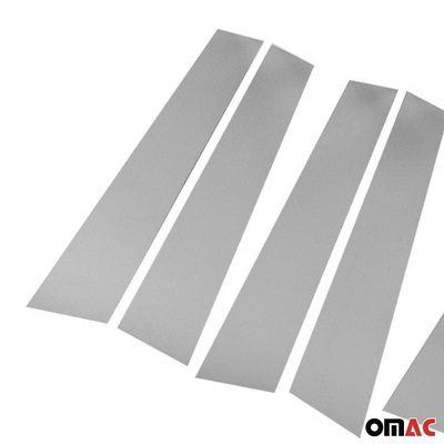 2017-2022 Honda CR-V Window B Pillar Posts Door Trim Cover Stainless Steel Silver 6x