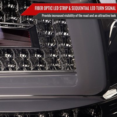 2008-2014 Subaru Impreza WRX/STI LED Turn Signal Tail lights Chrome/Smoke