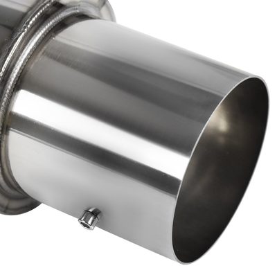 Apexi N1 Style 2.5" Inlet/4" Outlet S.Steel Exhaust Muffler w/Removable Silencer