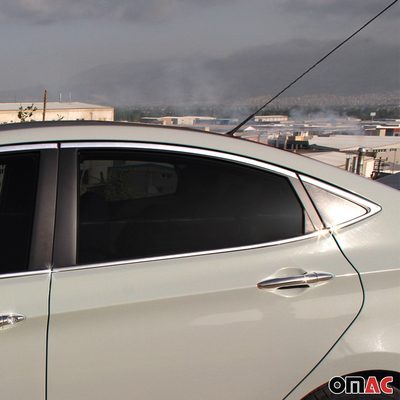 2012-2017 Hyundai Accent Sedan Window Molding Trim Streamer Stainless Steel