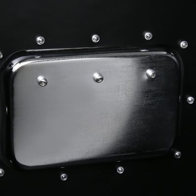 Universal 49" Heavy Duty Black Alu Truck Tool Box w/ Side Handles Lock & Keys