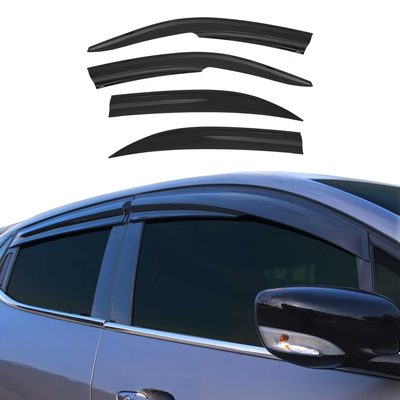 2001-2005 Honda Civic Sedan Window Visor Vent Rain Deflector 4Pcs Smoke