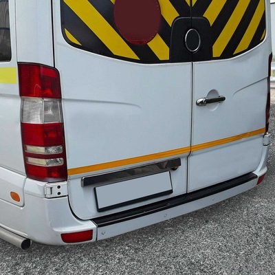 2006-2018 Mercedes Sprinter W906 Rear Bumper Guard Acrylic Black