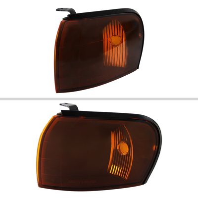 1995-2001 Subaru Impreza Corner Lights Chrome Housing/Amber Smoke Lens