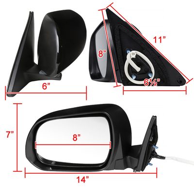 2008-2013 Toyota Highlander 5Pin Adjustable & Heated Side Mirror Driver Side