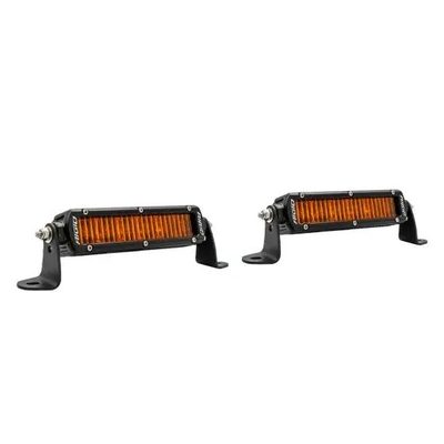 Faros Auxiliares SAE SR Series 6" Con Amber PRO Lens (Par)