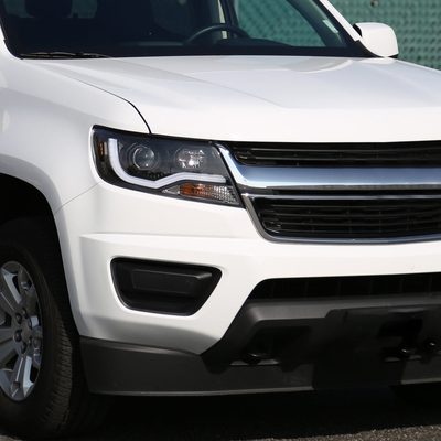 2015-2021 Chevy Colorado LED Bar Projector Headlights Matte Black/Clear Lens