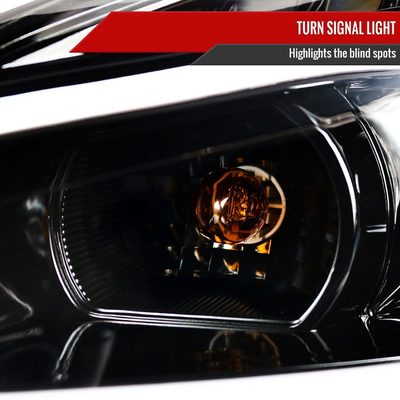 2006-2013 Chevy Impala /Impala Limited /Monte Carlo LED Bar Headlights Black