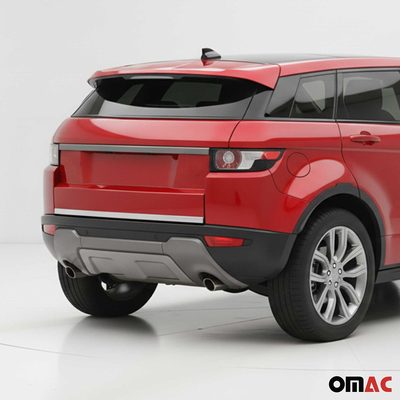 2012-2019 Land Rover Range Rover Evoque Rear Trunk Molding Trim Stainless Steel Silver