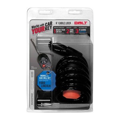 CABLE CON CANDADO BOLT RECEPTOR 6FT. FORD