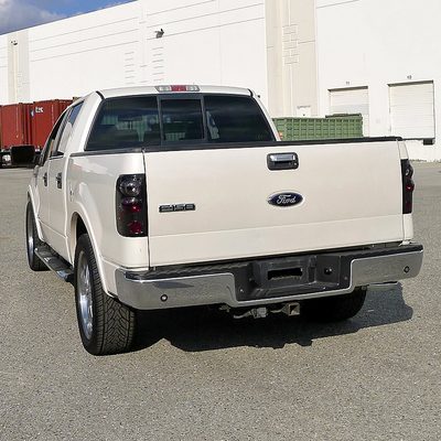 2004-2008 Ford F-150 Styleside Tail Lights Chrome Housing/Smoke Lens