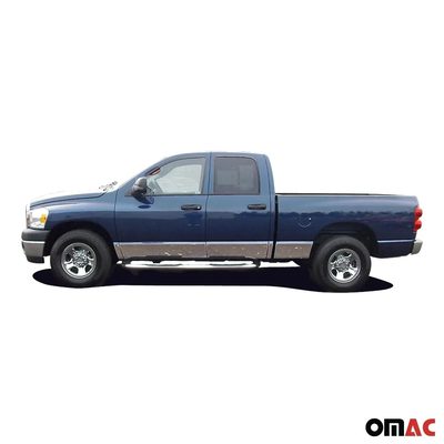 2009-2018 Ram 1500 Crew Cab 4Door Stainless Steel Pillar Trim 4 Pcs