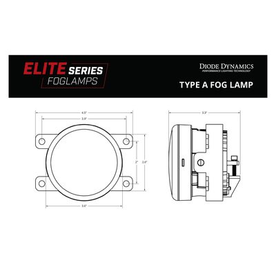 Diode Dynamics Elite Series Fog Lamps DD5129P