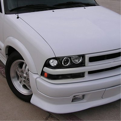 1998-2004 Chevy S10/ GMC Sonoma Bumper Lights Matte Black Housing/Clear Lens