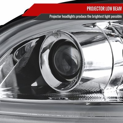 2010-2011 Kia Soul Projector Headlights LED Light Bar&LED Signal Lights Chrome