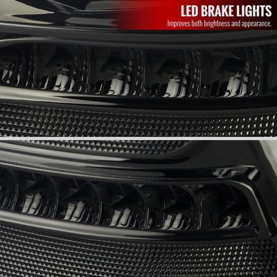2001-2004 Mercedes Benz W203 C-Class Turn Signal LED Tail Lights Chrome/Smoke