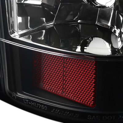 2003-2006 Chevy Silverado V2 LED Tail Lights Matte Black Housing/Clear Lens