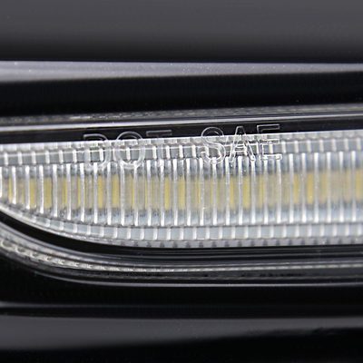 2018-2021 Subaru Impreza WRX STI LED Switchback Fog Light Mesh Glossy Black