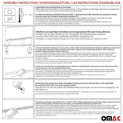2019-2021 Ford Transit Connect Facelift Door Streamers & Window Trim Chrome Set 10x