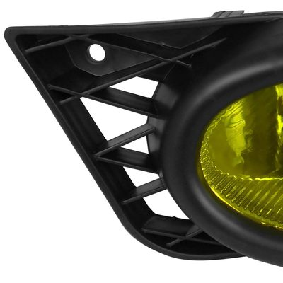 2009-2011 Honda Civic Sedan H11 Fog Lights Kit Chrome Housing/Yellow Lens