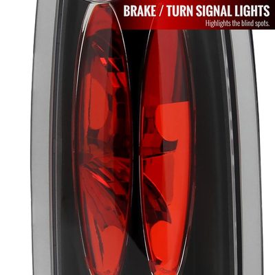 1988-2000 Chevy Silverado/Tahoe/Suburban/Sierra/Yukon Tail Lights Matt Black