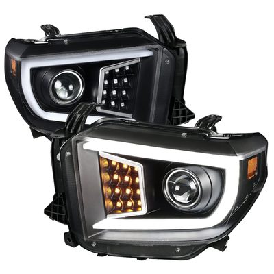 2014-2021 Toyota Tundra LED CBar Projector Headlights LED Signal Lights Black