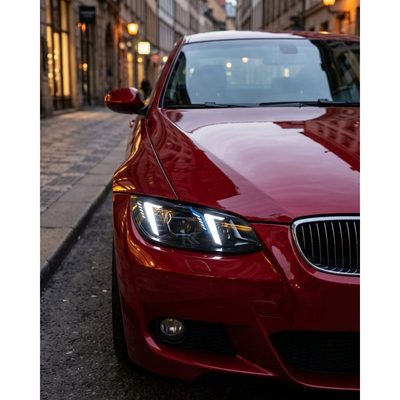 BMW 3 Series M3 E92 / E93 Snake Eye LCI LED Headlight Assembly with Dual-Color DRL 2010 - 2013 (335i / 328i)