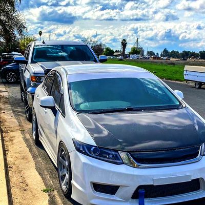 2012-2013 Honda Civic Coupe/ 12-2015 Civic Sedan LED Bar Projector Headlights