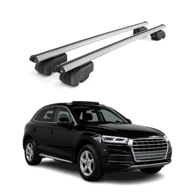 2018-2025 Audi Q5 SQ5 2.gen Roof Rack Cross Bars Silver Luggage Carrier 2 Pcs
