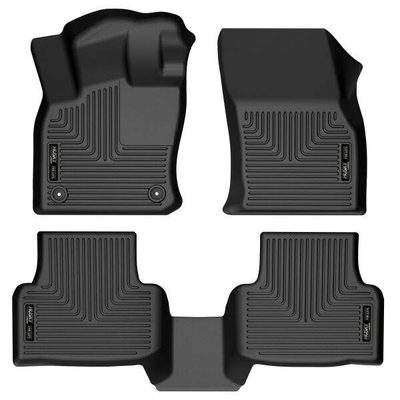 Tapetes Husky Weatherbeater 1ra y 2da Fila color Negro para Taos 22 - 25