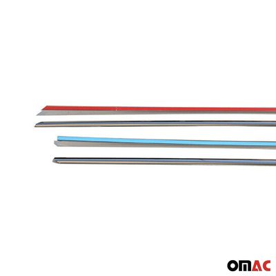 2012-2019 BMW 1 Series F20 Window Molding Trim Streamer Stainless Steel 4x