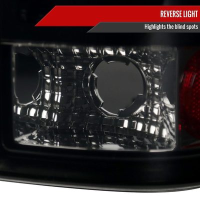 1997-2007 Ford F-150/F-250/350/450/550 LED Tail Lights Glossy Black/Smoke