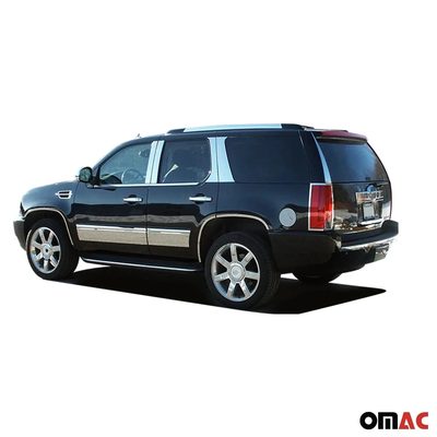 2007-2014 Cadillac Escalade Stainless Rear Window Trim 2Pc