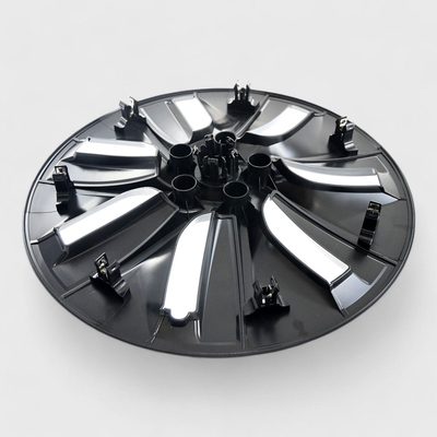 2020-2024 Tesla Y Wheel Cover Hubcaps Set Gloss Black 4Pcs ABS Plastic