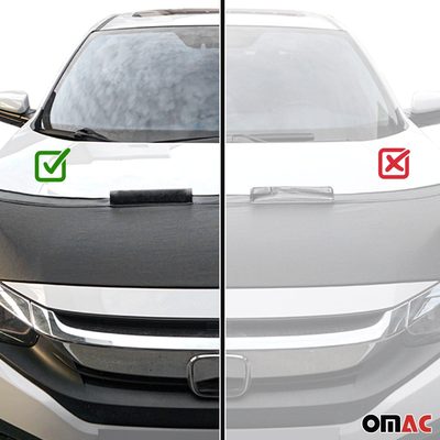 2011-2017 BMW X3 F25 Car Bonnet Mask Hood Bra Half Black