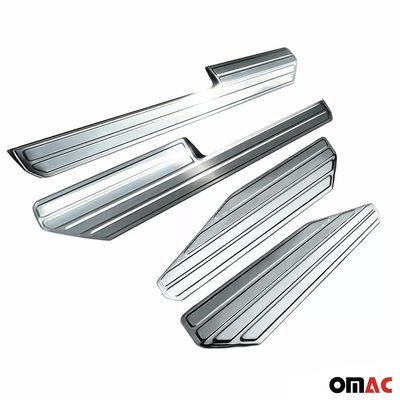 2010-2020 VW Amarok Door Sill Scuff Plate Scratch Protector Stainless Steel 4 Pcs